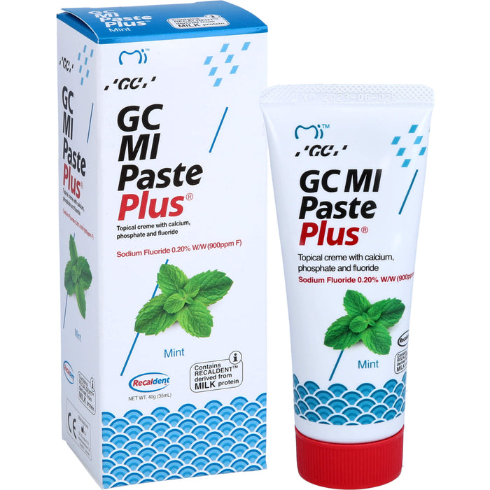GC MI Paste plus Minze mit Calcium und Phosphat, 40 g Pâte