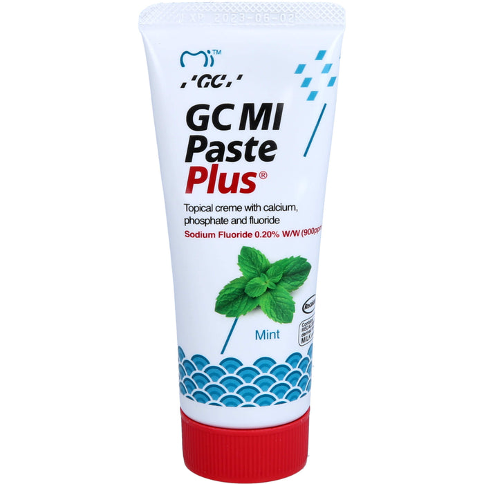 GC MI Paste plus Minze mit Calcium und Phosphat, 40 g Pâte
