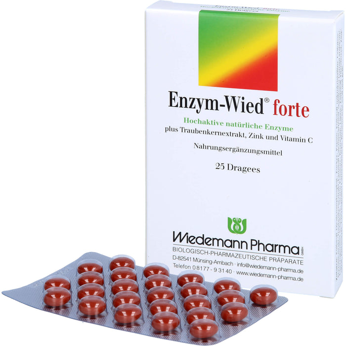 Enzym-Wied forte Dragees, 25 pc Tablettes