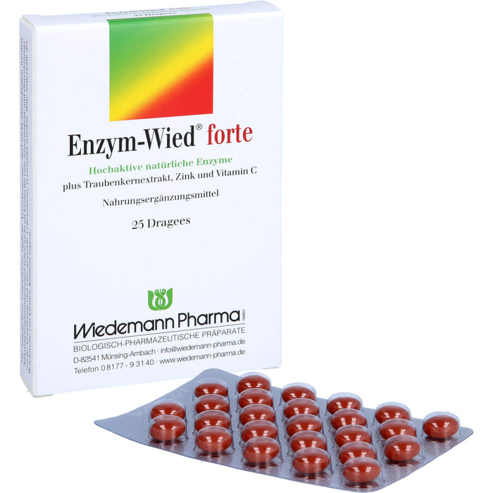 Enzym-Wied forte Dragees, 25 pc Tablettes