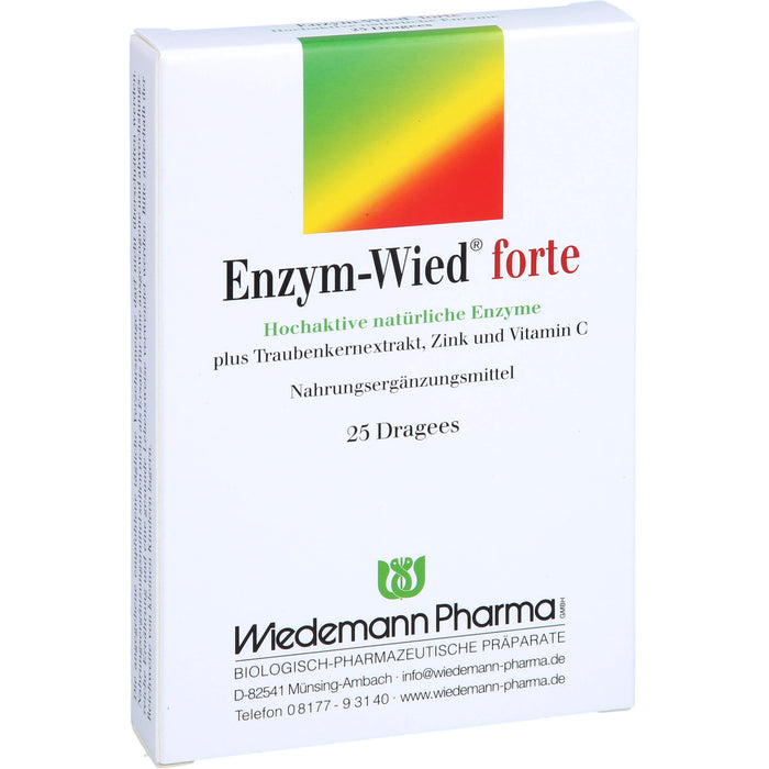 Enzym-Wied forte Dragees, 25 pc Tablettes