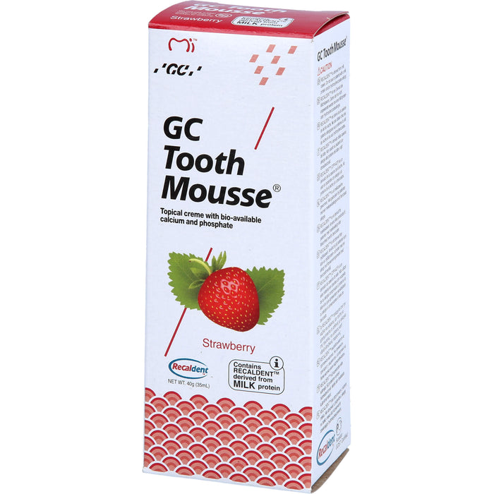 GC Tooth Mousse Erdbeere Creme, 40 g Toothpaste