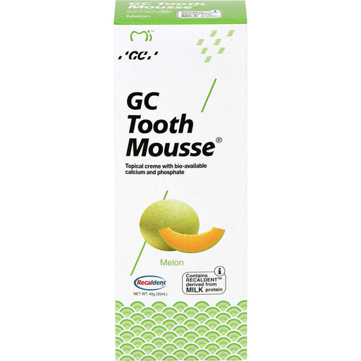 GC Tooth Mousse Melone zur Unterstützung der Mundhygiene, 40 g Gel