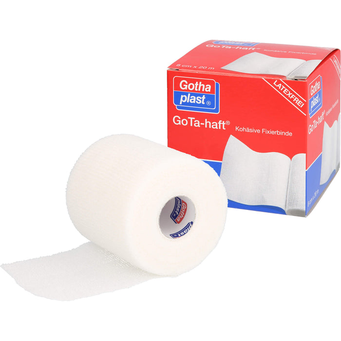 GoTa-haft Kohäsive Fixierbinde 8cmx20m Latexfrei, 1 St BIN