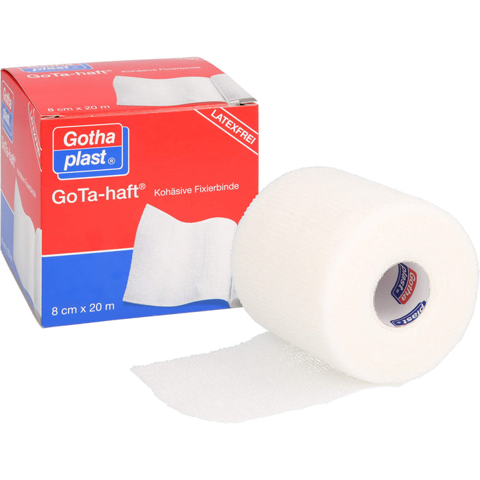GoTa-haft Kohäsive Fixierbinde 8cmx20m Latexfrei, 1 St BIN