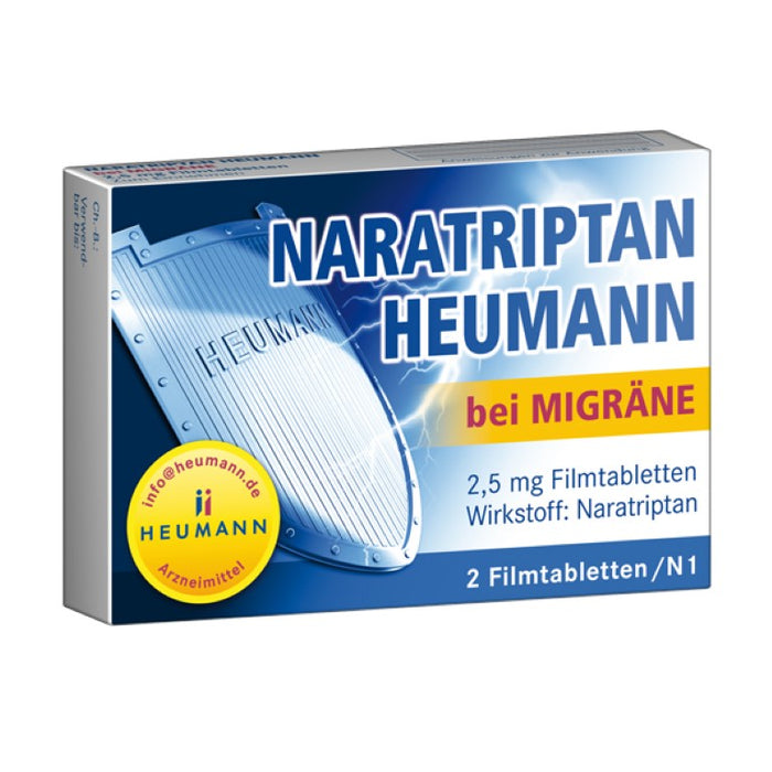 Naratriptan Heumann bei Migräne Filmtabletten, 2.0 St. Tabletten