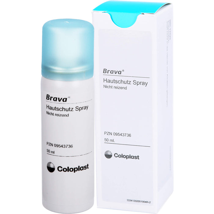 Brava Hautschutz-Spray zum Schutz der Haut vor Ausscheidungen und Haftmaterial, 50 ml Solution