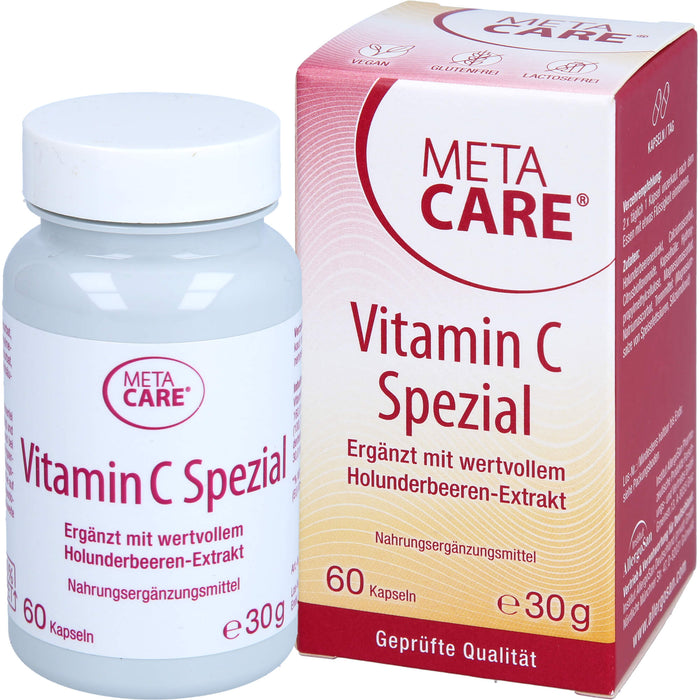 metacare Vitamin C spezial Kapseln, 60 pcs. Capsules