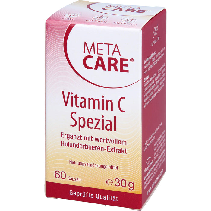 metacare Vitamin C spezial Kapseln, 60 pcs. Capsules