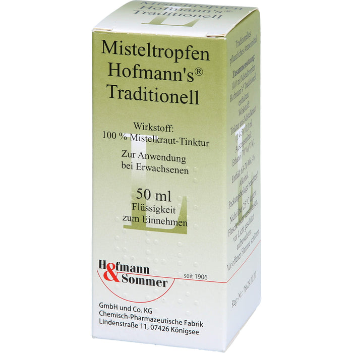 Misteltropfen Hofmann's Traditionell Lösung, 50 ml Solution