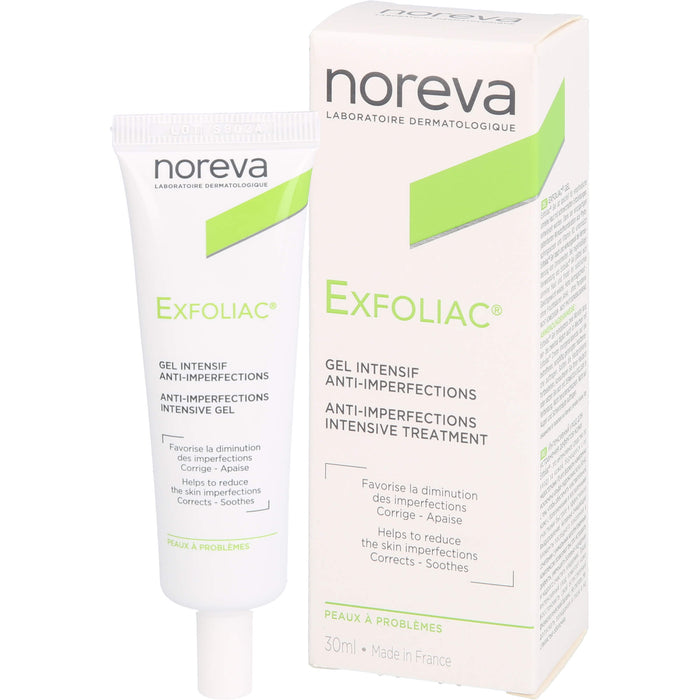 noreva EXFOLIAC Gel Intensif Anti-Imperfections, 30 ml Gel