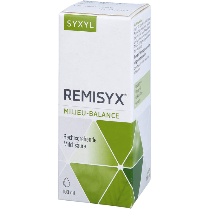 SYXYL REMISYX Tropfen mit rechtsdrehender Milchsäure zur Ansäuerung des Darms, 100 ml Lösung