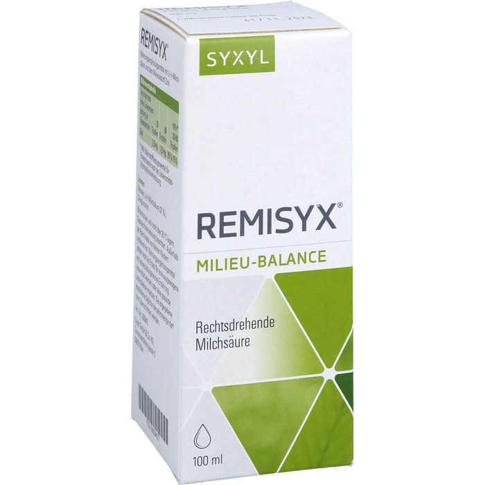 SYXYL REMISYX Tropfen mit rechtsdrehender Milchsäure zur Ansäuerung des Darms, 100 ml Lösung