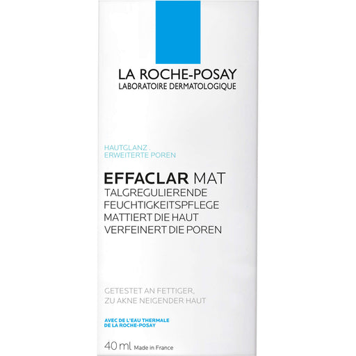 La Roche-Posay Effaclar Mat+ talgregulierende Feuchtigkeitspflege Creme, 40 ml Creme