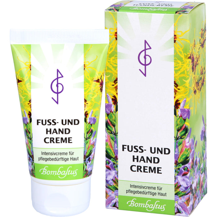 Bombastus Fuß-und Handcreme, 75 ml Crème