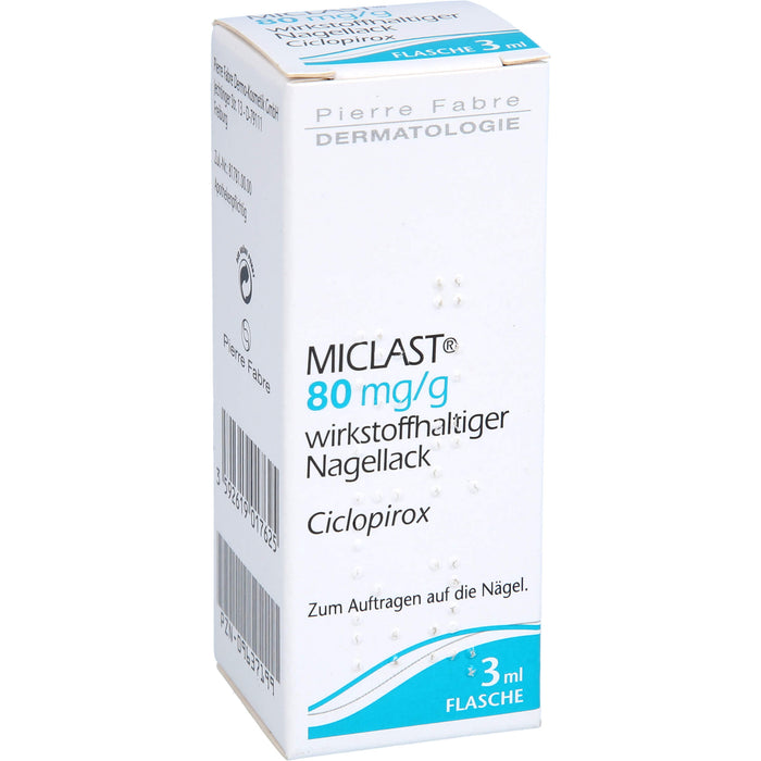 MICLAST Nagellack bei Nagelpilz, 3 ml Solution