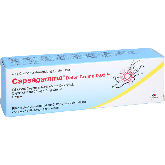Capsagamma  Dolor Creme 0,05%, 40 g Cream