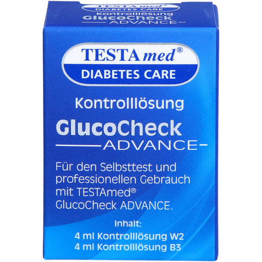 TESTAmed GlucoCheck Advance Kontrolllösung, 4 ml Lösung