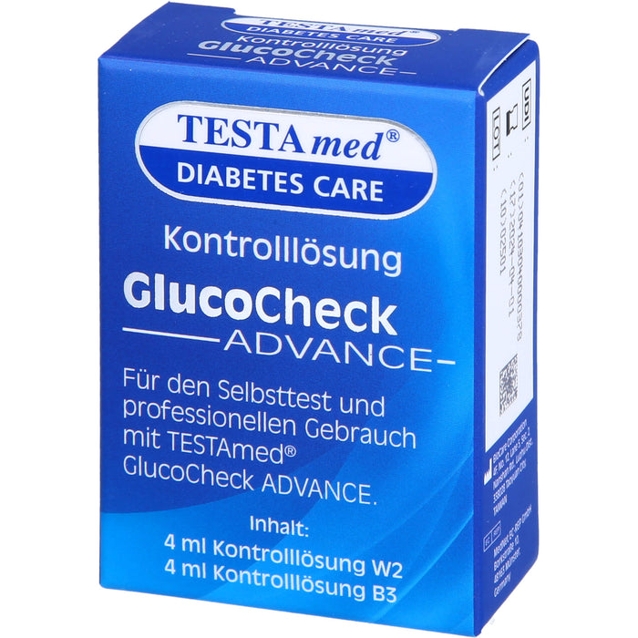 TESTAmed GlucoCheck Advance Kontrolllösung, 4 ml Lösung
