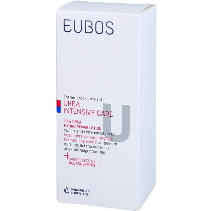 EUBOS 10% Urea Hydro Repair Lotion für sehr trockene Haut, 150 ml Lotion