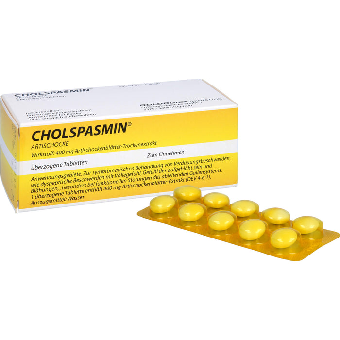 CHOLSPASMIN Artischocke, 50 St. Tabletten