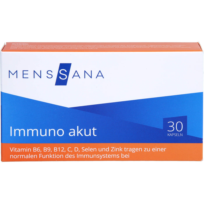MensSana Immuno akut Kapseln, 30 St. Kapseln