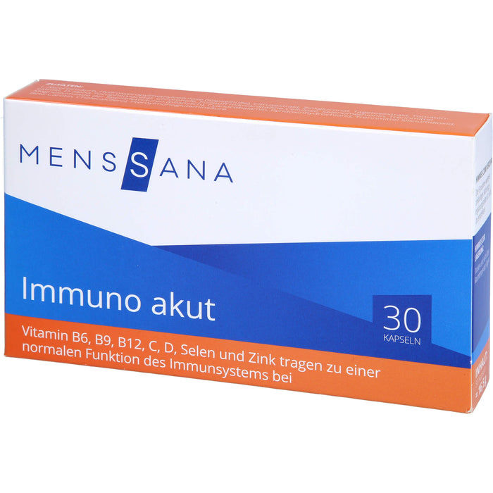 MensSana Immuno akut Kapseln, 30 pcs. Capsules