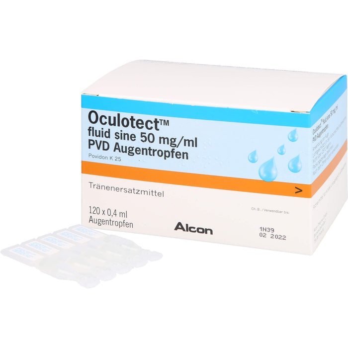 Oculotect™ fluid sine 50 mg/ml PVD Augentropfen, 120 pc Solution