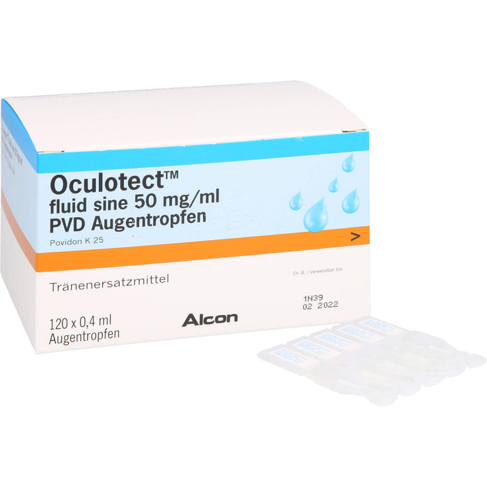Oculotect™ fluid sine 50 mg/ml PVD Augentropfen, 120 pc Solution