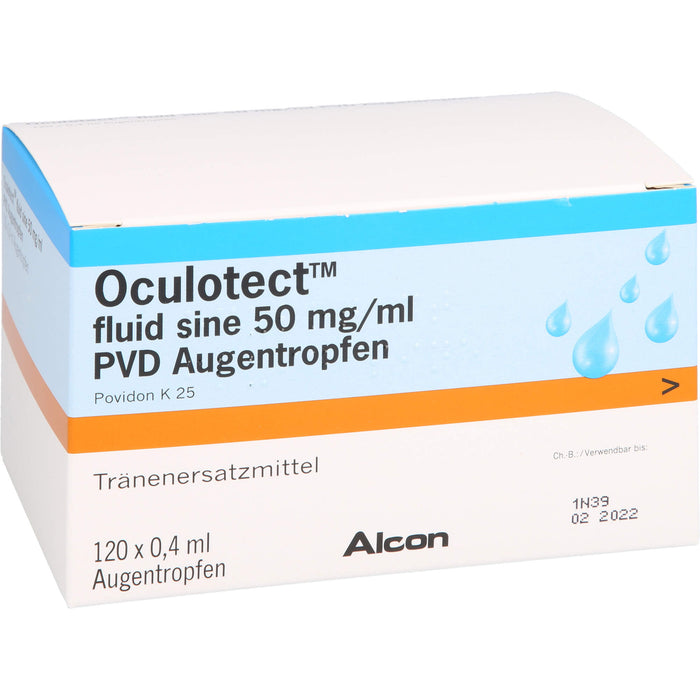 Oculotect™ fluid sine 50 mg/ml PVD Augentropfen, 120 pc Solution