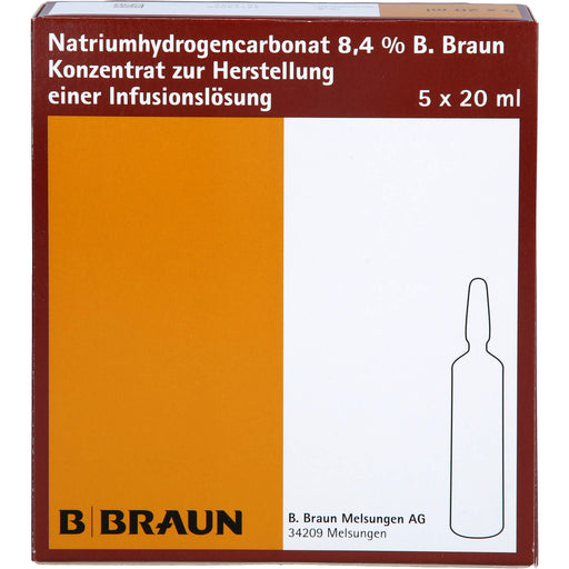 B.Braun Natriumhydrogencarbonat 8,4% Konzentrat, 5 St. Ampullen
