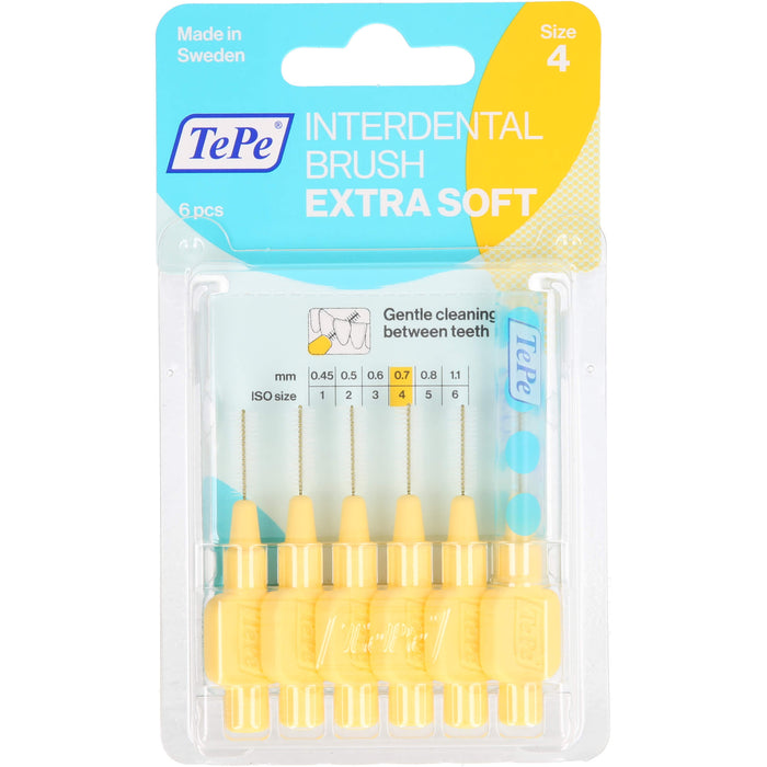 TePe Interdentalbürsten extra soft 0,7 - 1,3 mm, 5 St. Interdentalbürsten