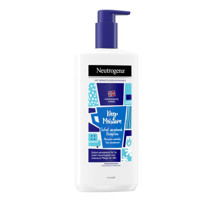 Neutrogena NF Deep Moisture Bodylotion tr. Haut, 400 ml soins du corps