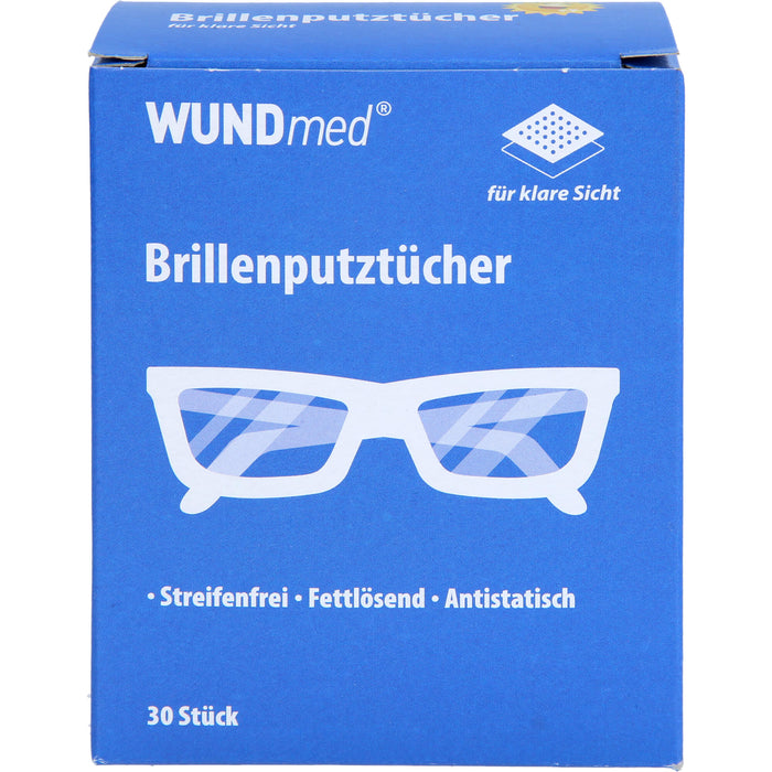 WUNDmed Brillenputztücher für klare Sicht, 30 St. Tücher