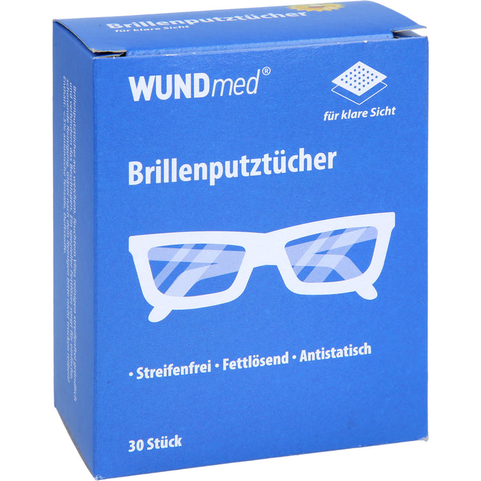 WUNDmed Brillenputztücher für klare Sicht, 30 St. Tücher