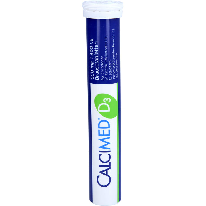 Calcimed D3 600 mg / 400 I.E. Brausetabletten, 20 St BTA