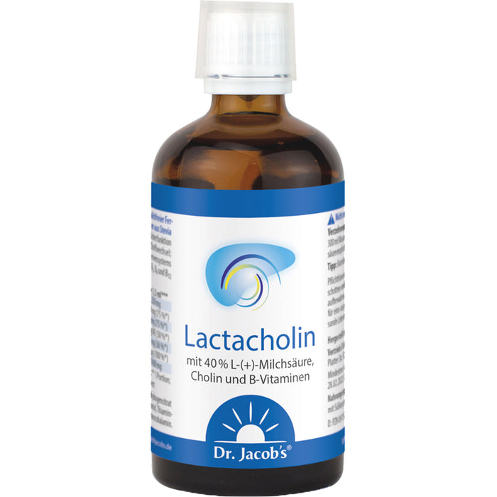 Dr. Jacob's LactaCholin Lösung mit Milchsäure, B-Vitaminen und Cholin, 100 ml Lösung