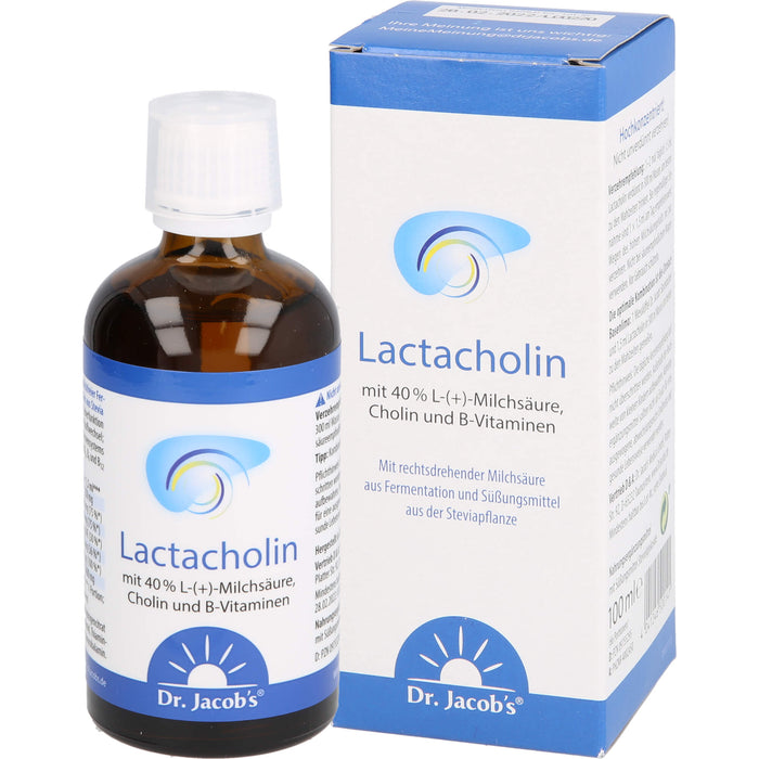 Dr. Jacob's LactaCholin Lösung mit Milchsäure, B-Vitaminen und Cholin, 100 ml Solution