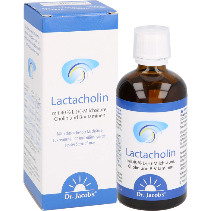 Dr. Jacob's LactaCholin Lösung mit Milchsäure, B-Vitaminen und Cholin, 100 ml Solution