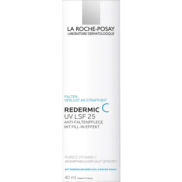 La Roche-Posay Pure Vitamin C UV LSF 25 Anti-Age Creme für empfindliche Haut, 40 ml Creme