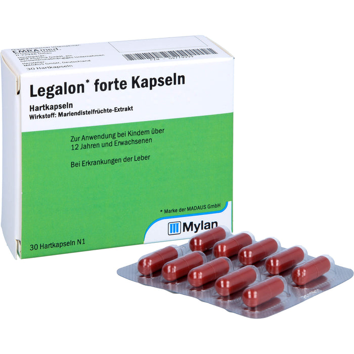 Legalon forte Emra Hartkapseln bei Erkrankungen der Leber, 30 pc Capsules