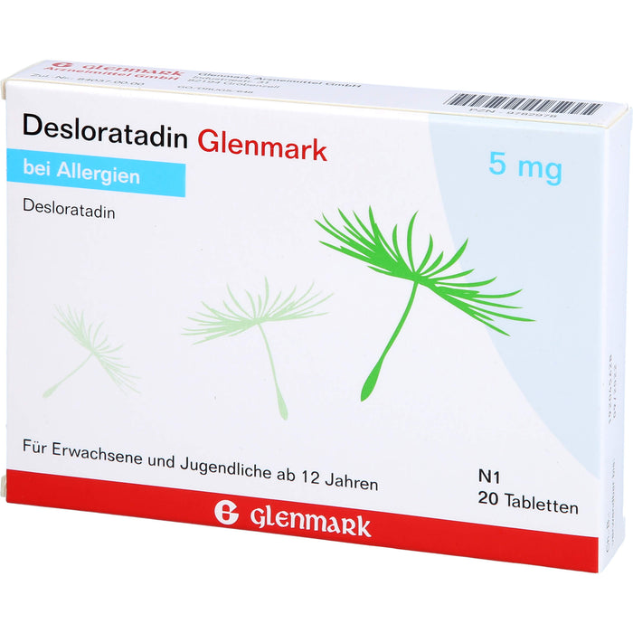 Desloratadin Glenmark 5 mg Tabletten, 20 St TAB