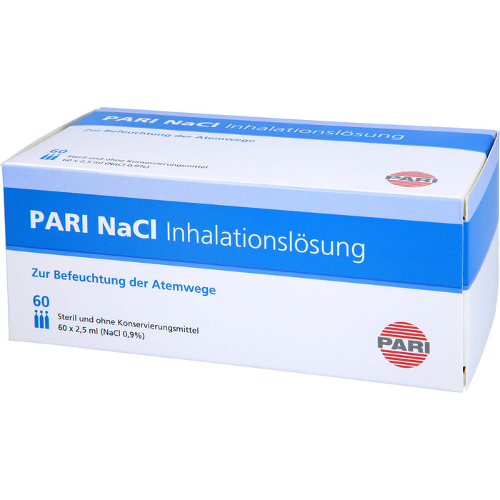 PARI NaCl Inhalationslösung, 60 pc Ampoules