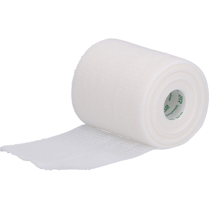 Mollelast haft latexfrei weiß 10cm x 20m gedehnt, 6 St BIN