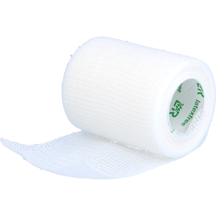 Mollelast haft latexfrei weiß 6cm x 4m gedehnt, 1 St BIN