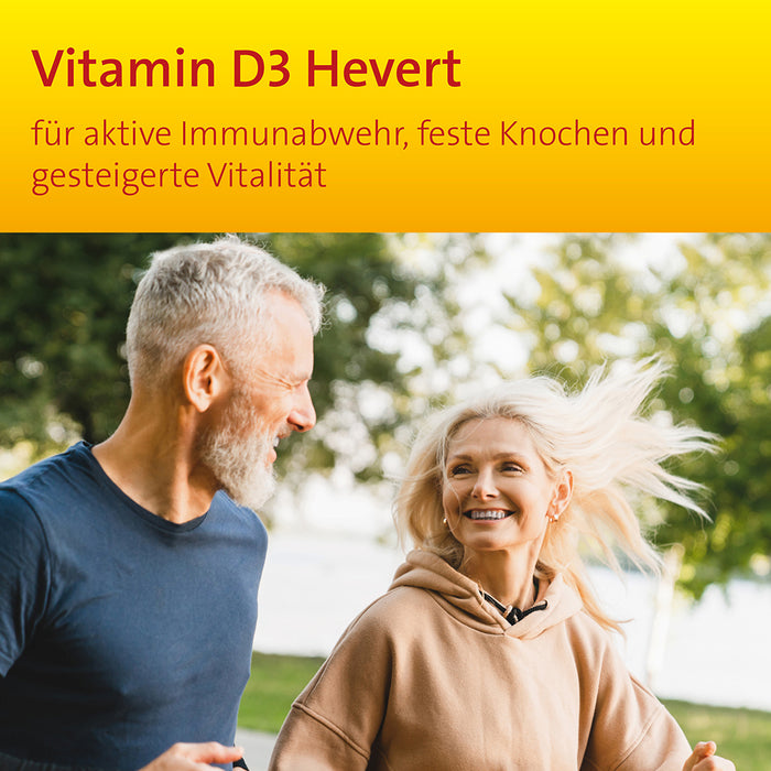 Vitamin D3 Hevert bei Mangel und erhöhtem Bedarf, 200 pc Tablettes