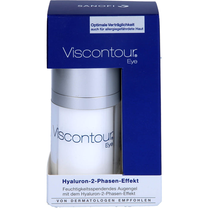Viscontour Eye pflegendes Anti Aging Augengel mit Tiefen-Hyaluron, 15 ml Creme