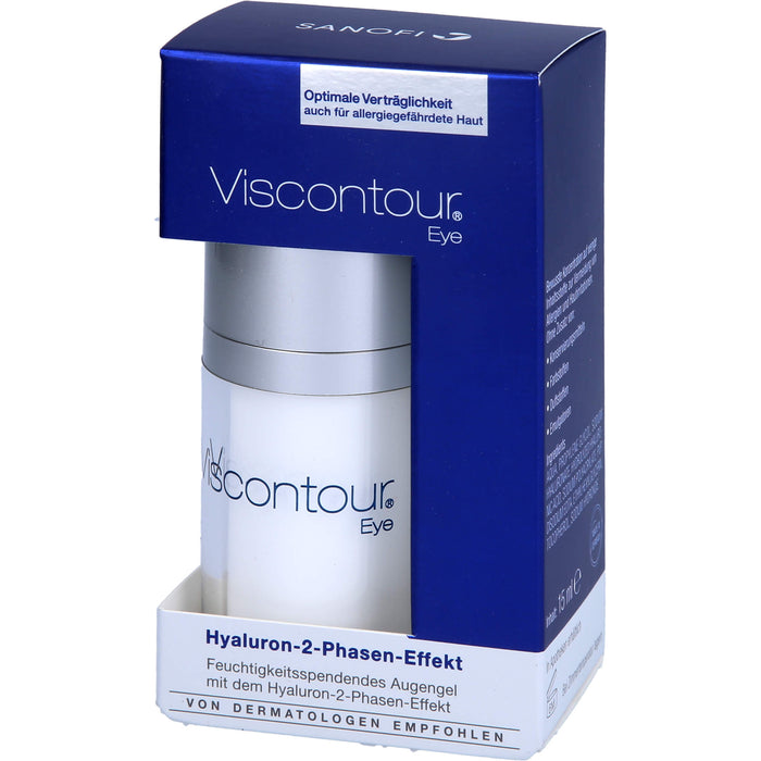 Viscontour Eye pflegendes Anti Aging Augengel mit Tiefen-Hyaluron, 15 ml Creme