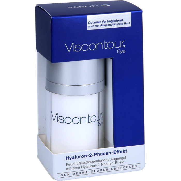 Viscontour Eye pflegendes Anti Aging Augengel mit Tiefen-Hyaluron, 15 ml Creme