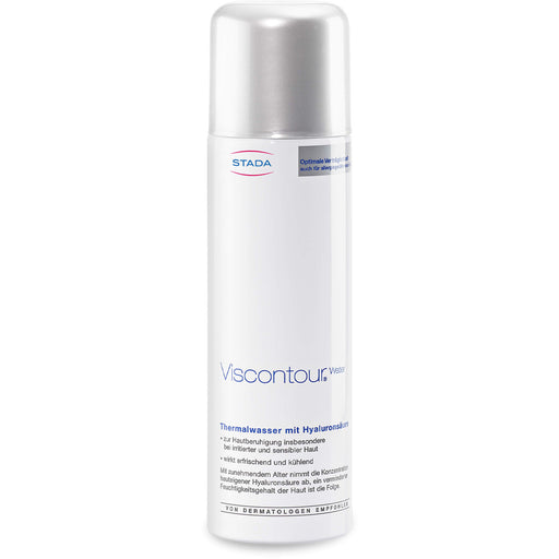 Viscontour Water erfrischendes Thermalwasser mit Hyaluron, 150 ml Lösung